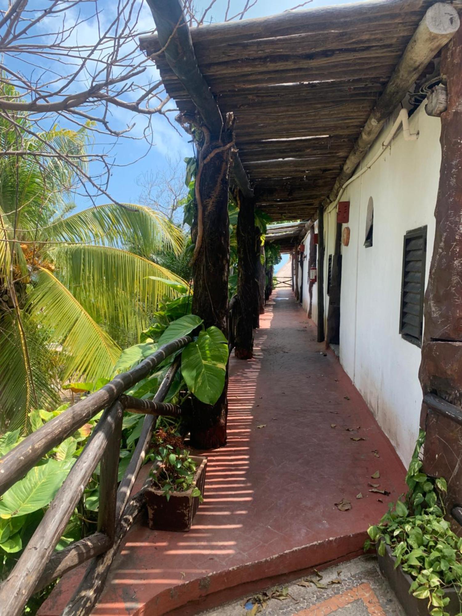 Casa Caribe Канкун Экстерьер фото A typical corridor in the hotel